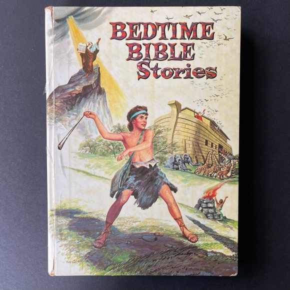 Bedtime Bible Stories Illustrated Bruno Frost Whitman Publishing 1955 - Picture 1 of 5